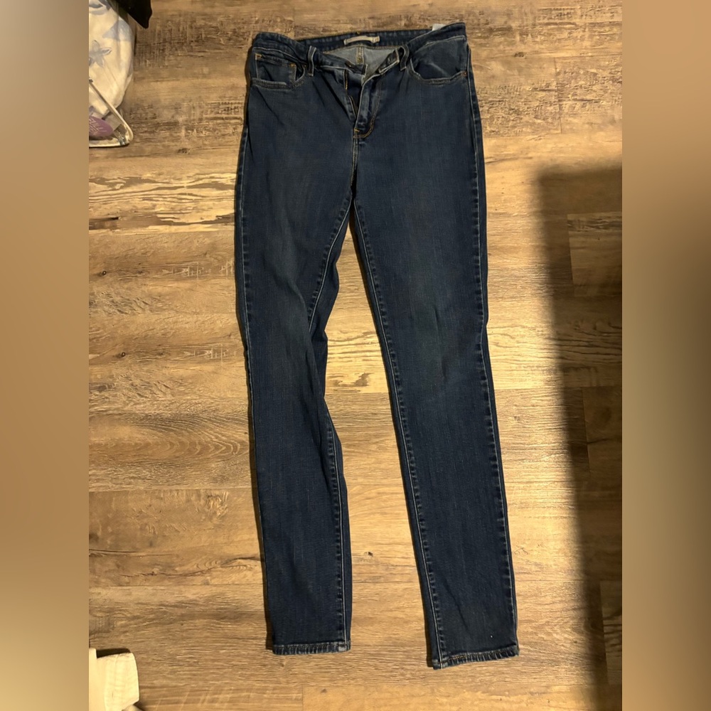 Blue Skinny Jeans with Tapered Fit